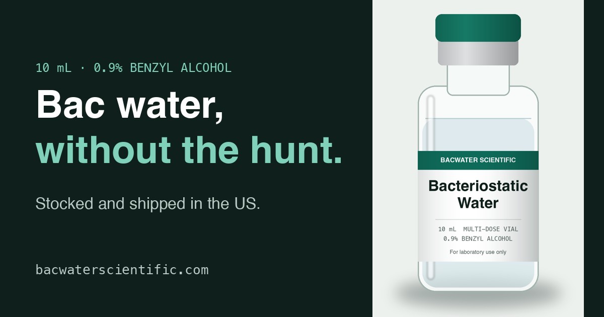 does cvs have bac water Why Is Bacteriostatic Hard to Find? Shortages, Explained Vitamin b12